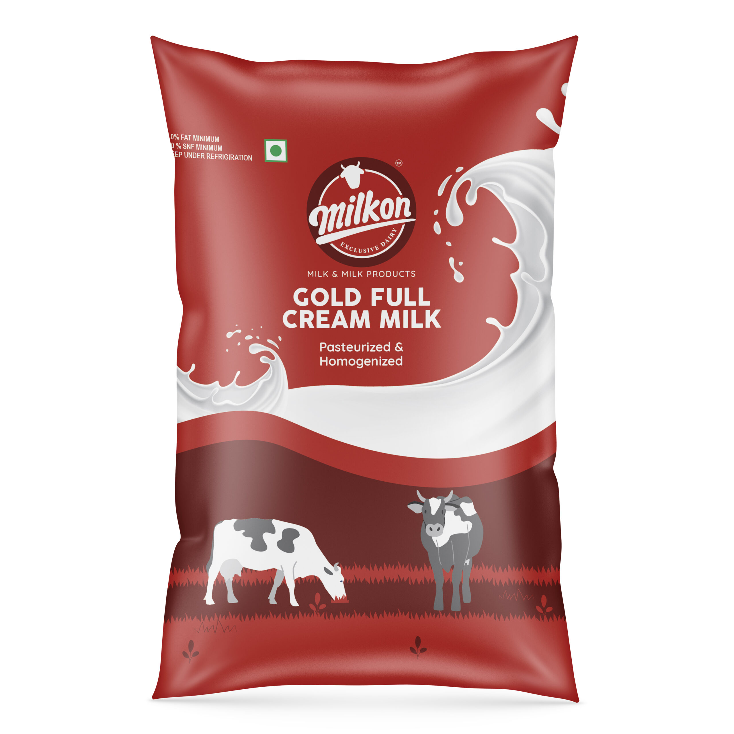 Gold Full cream Milk 1lt front