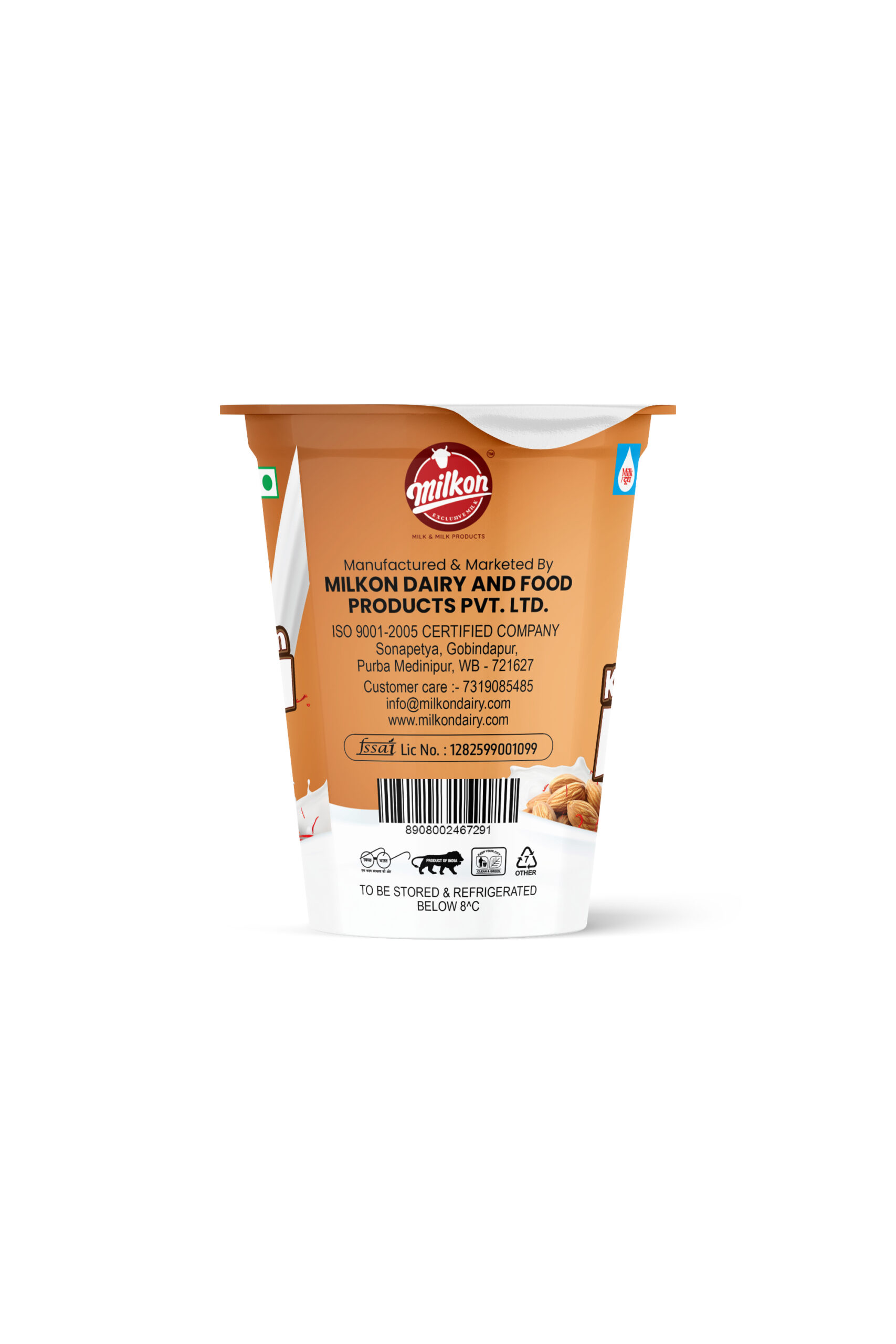 Kesor badam Lassi 180ml side2
