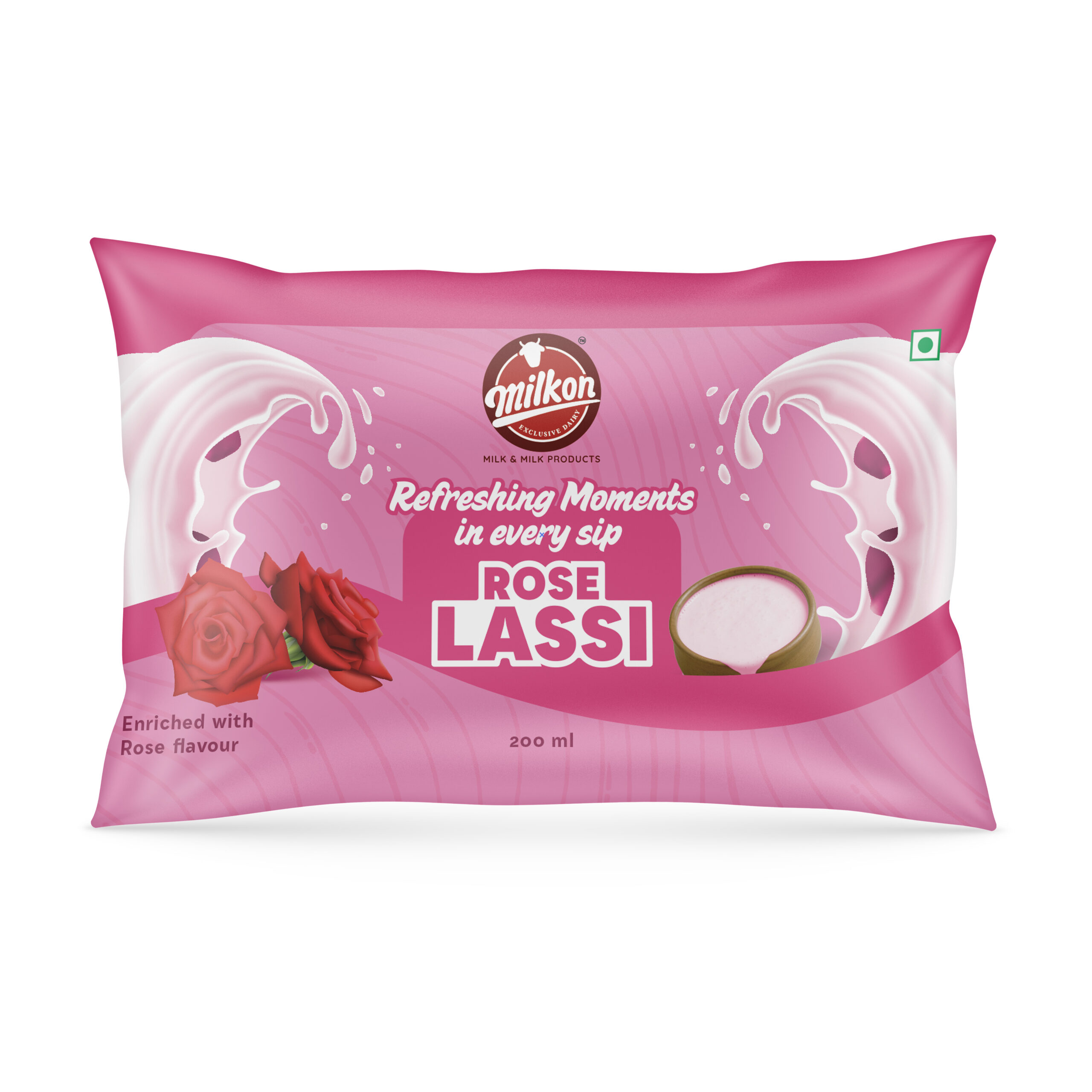 Rose lassi 200ml front