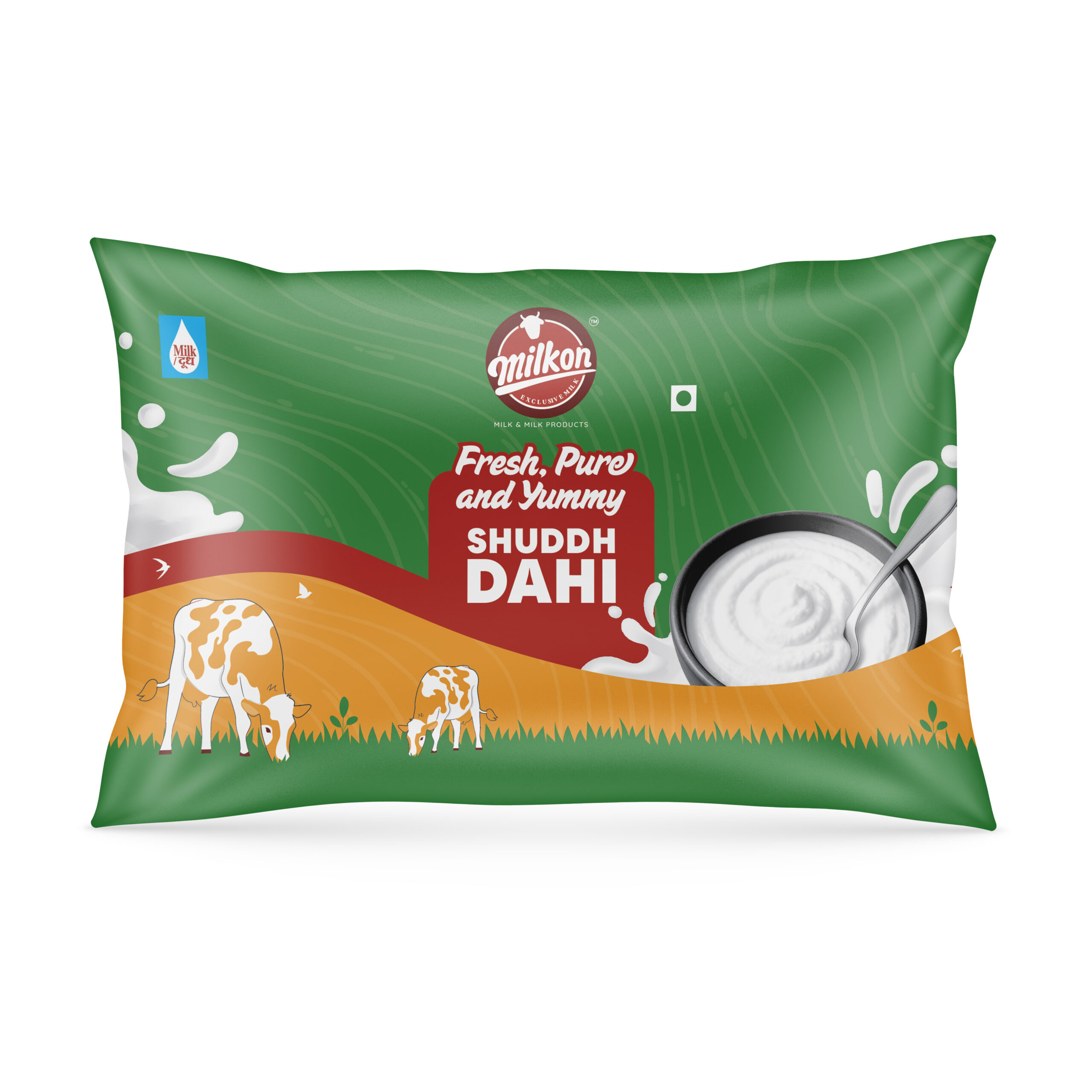 Shuddha Dahi (pouch) 200gm front